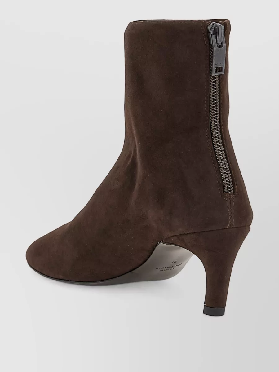 Totême Leather Ankle Boots