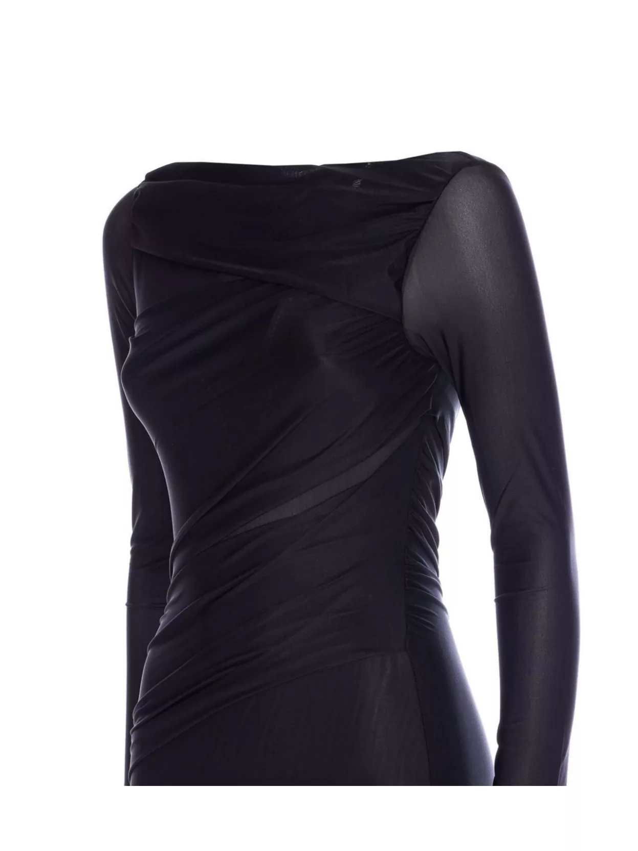 Shop Pinko Fitted Silhouette Midi Dress With Ruched Detailing