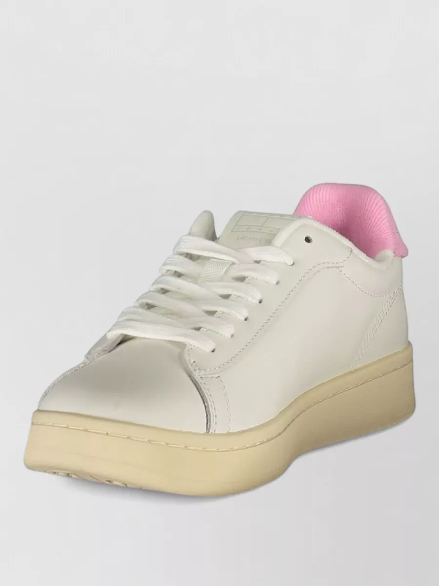 Tommy Hilfiger leather lace-up sneakers