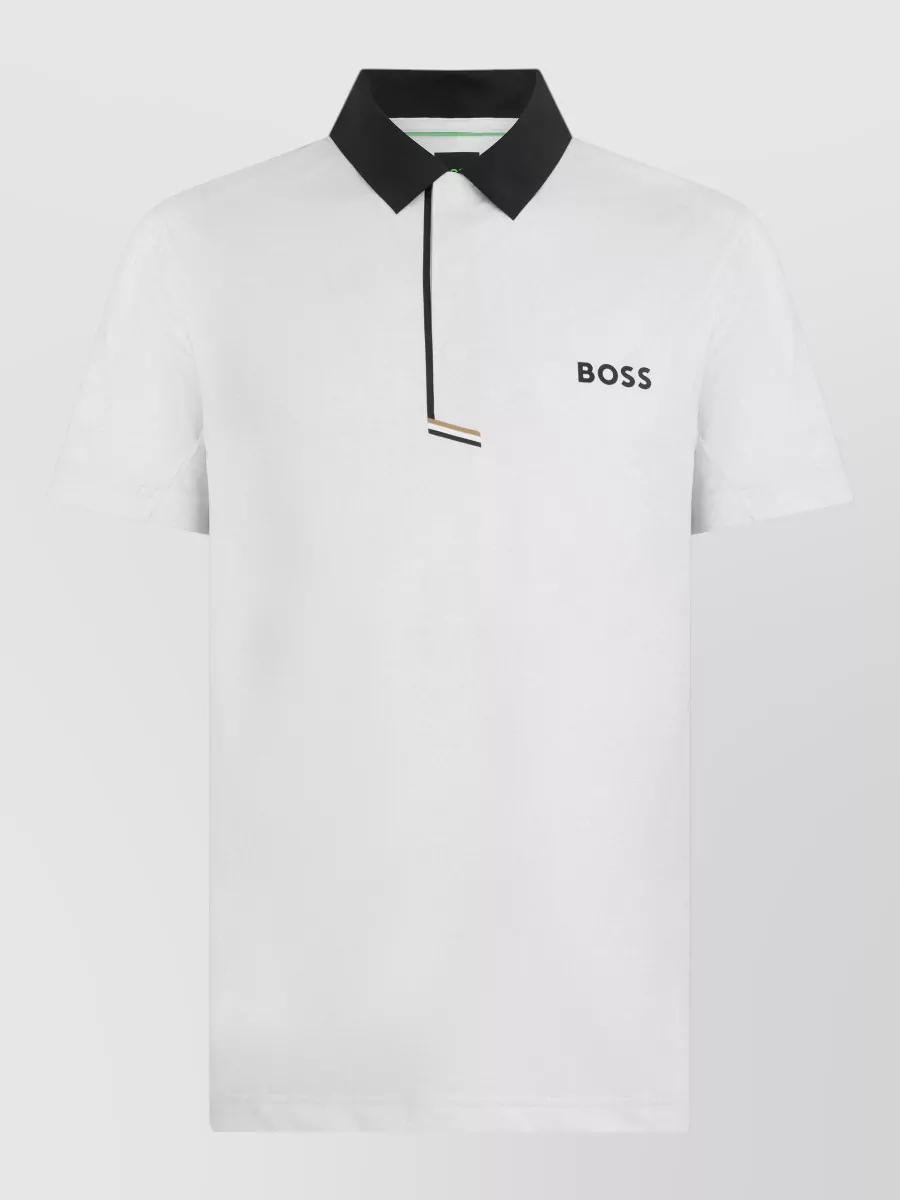 Boss short-sleeve polo shirt