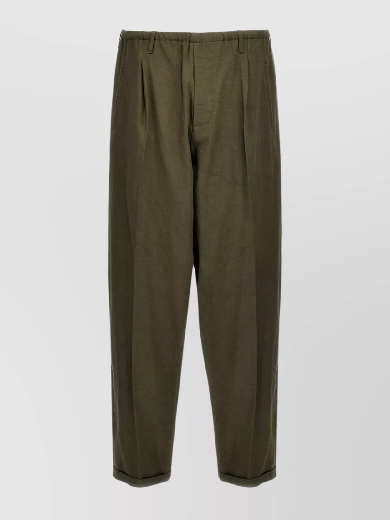 Magliano People's New Cropped Relaxed Trousers In Green