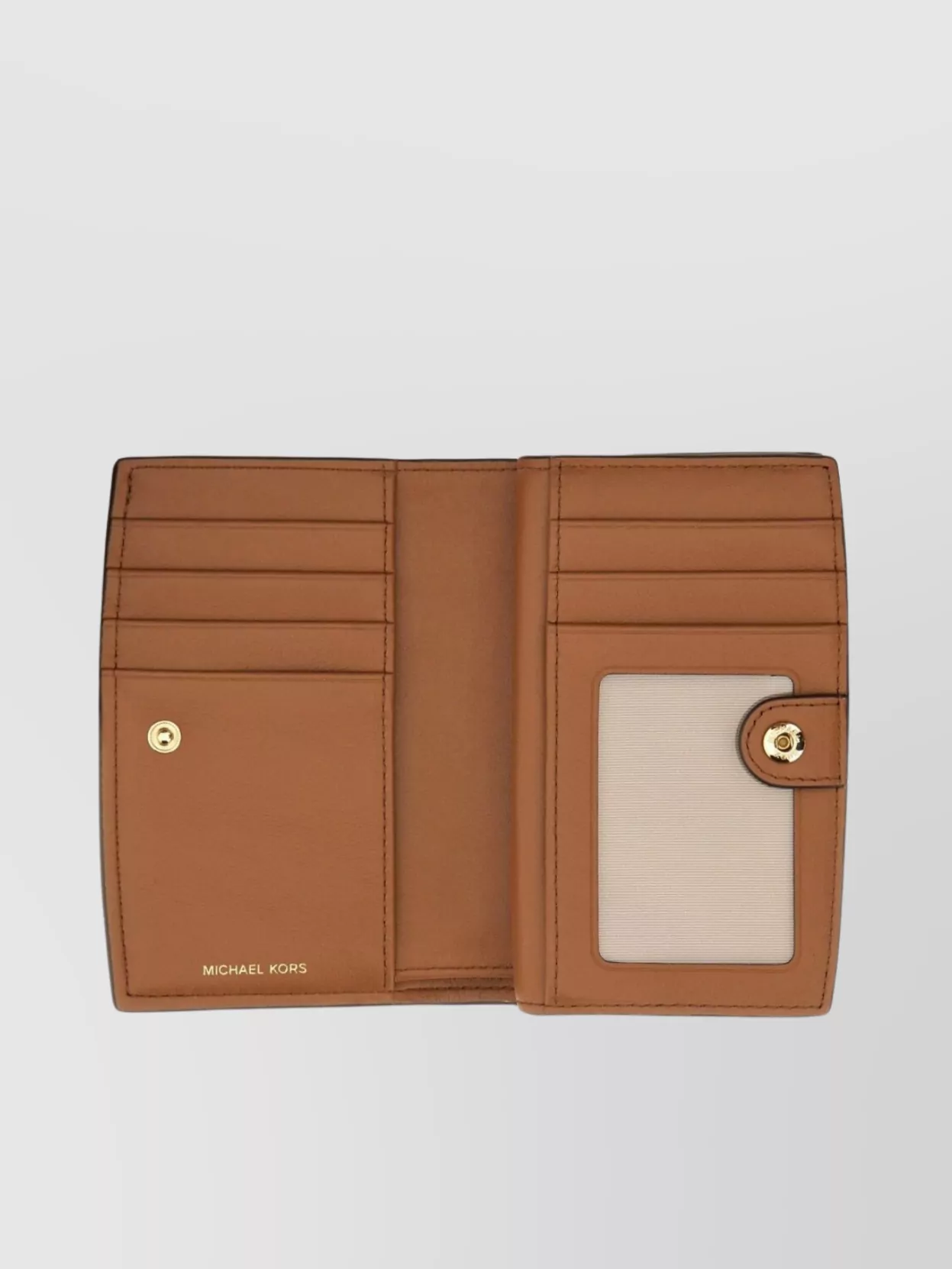 Michael Kors Bryant Logo Snap Button Wallet