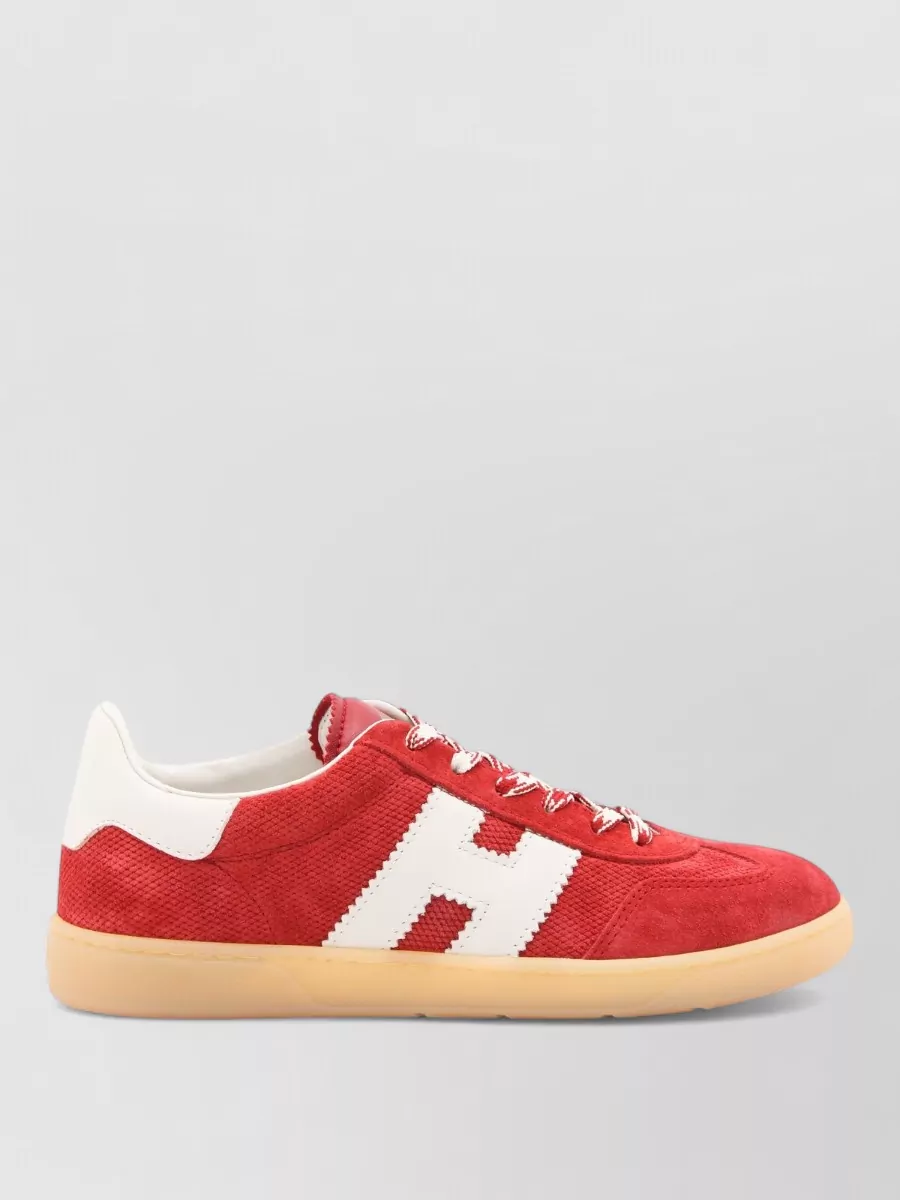Hogan Low Top Sneakers Contrast Heel Tab