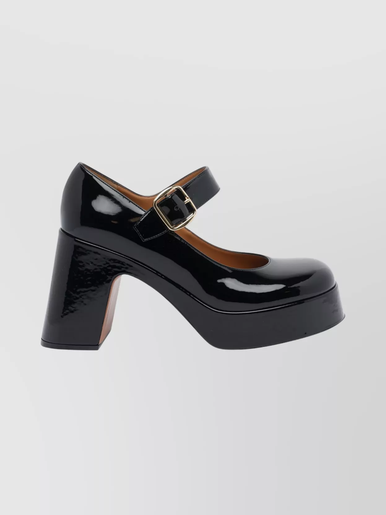 Stella Mccartney Mary Jane Lace-Up Block Heel Shoes