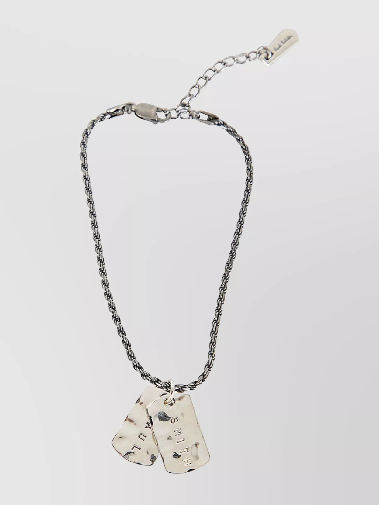 Paul Smith Men Double Tag Bracelet
