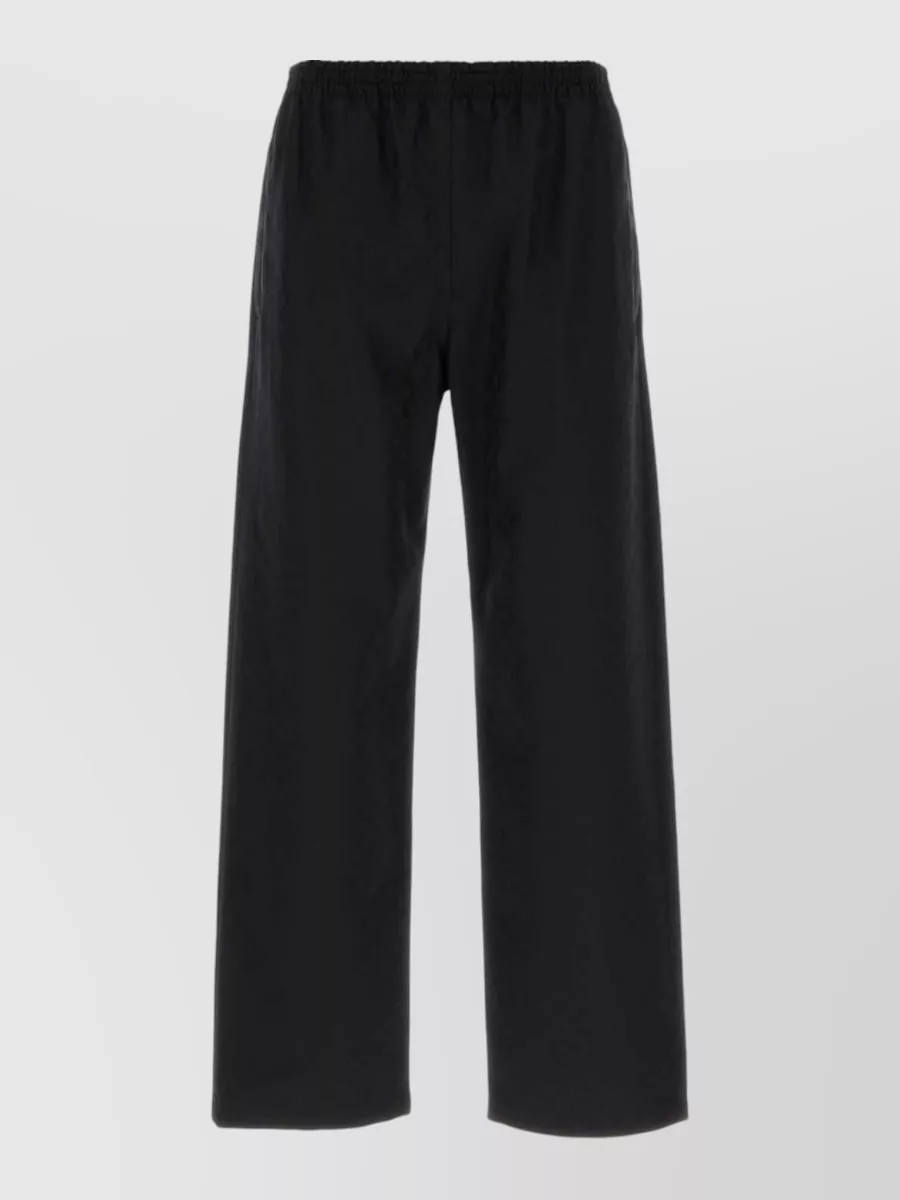 Gucci cotton wide-leg trousers