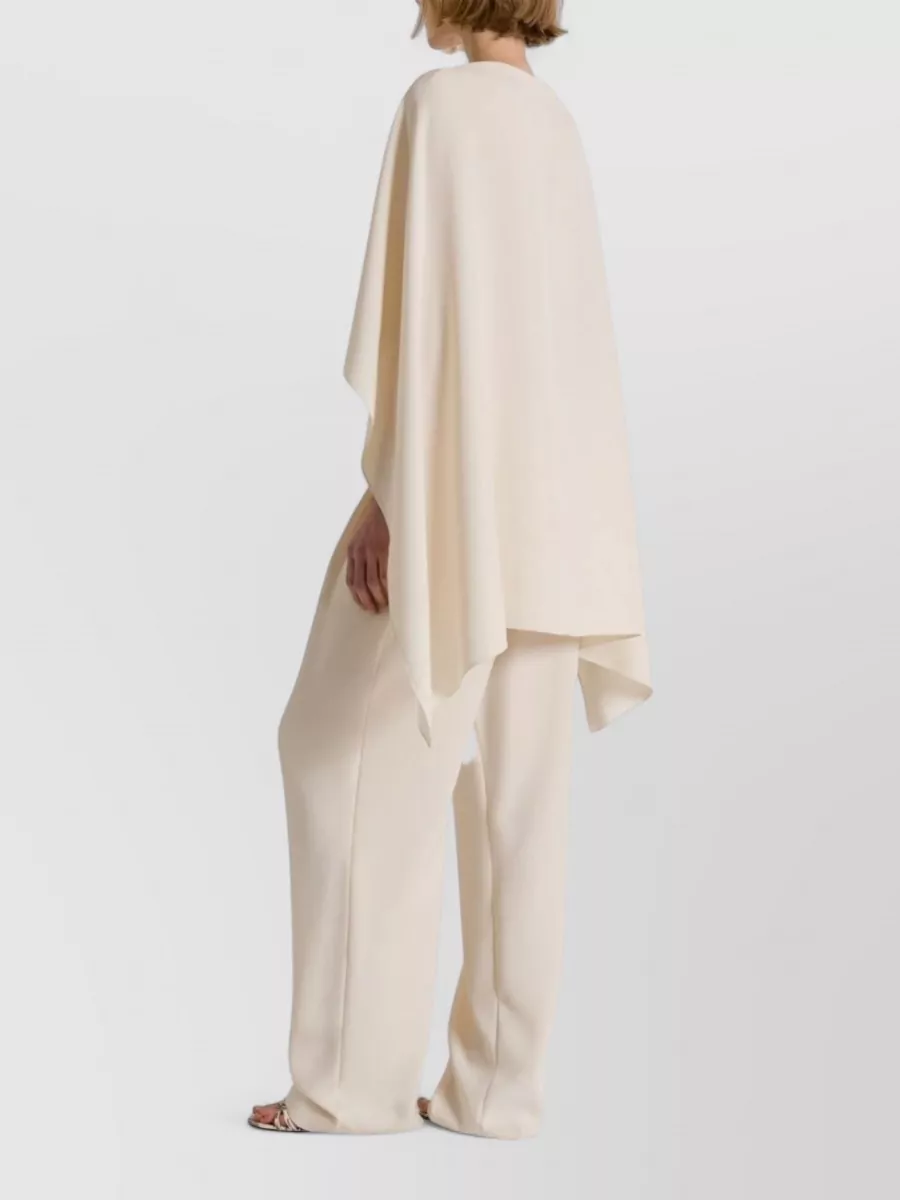 Alberta Ferretti Nude Pink Chiffon Stole