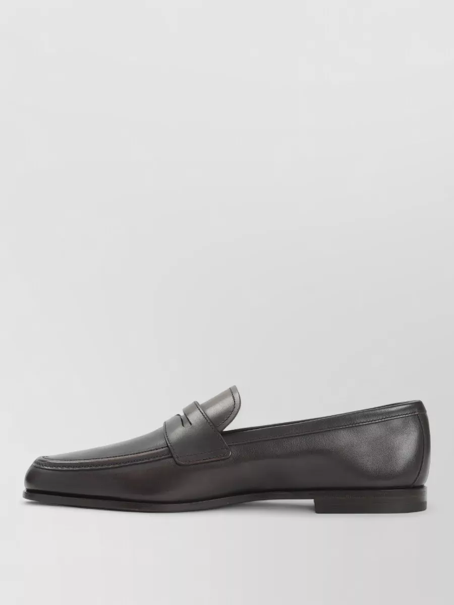 Church's Rother Leather Sole Penny Strap Loafers