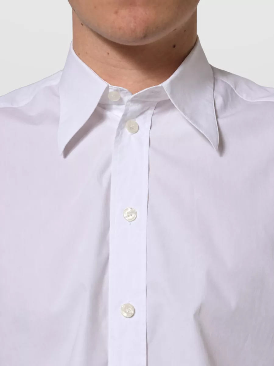 Dolce&Gabbana Cotton Sleeveless Formal Shirt