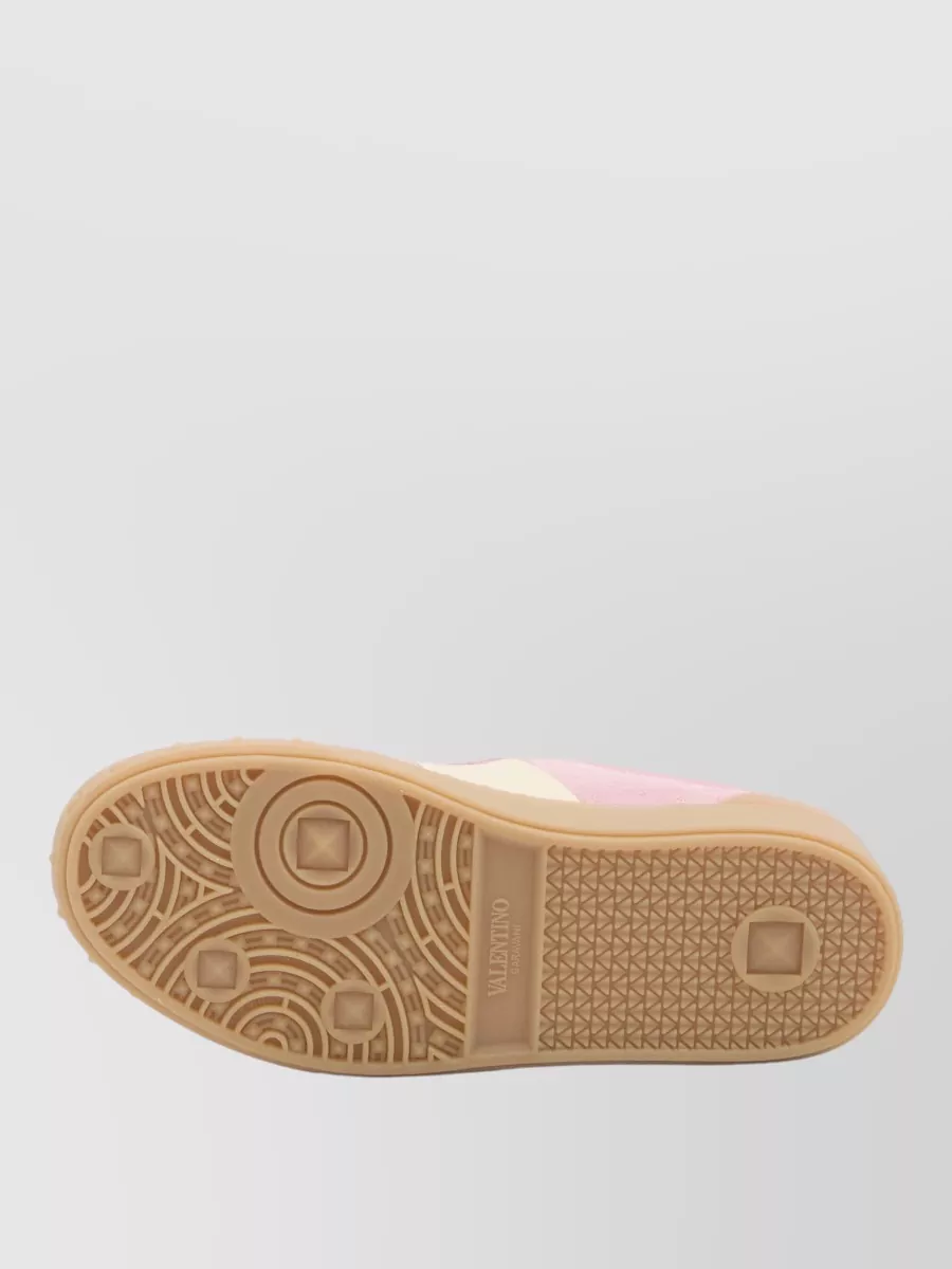 Valentino Garavani Calfskin Leather Low-Top Sneakers