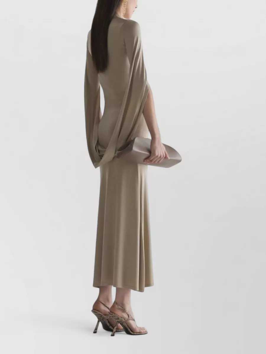 Mugler Silk Maxi Dress