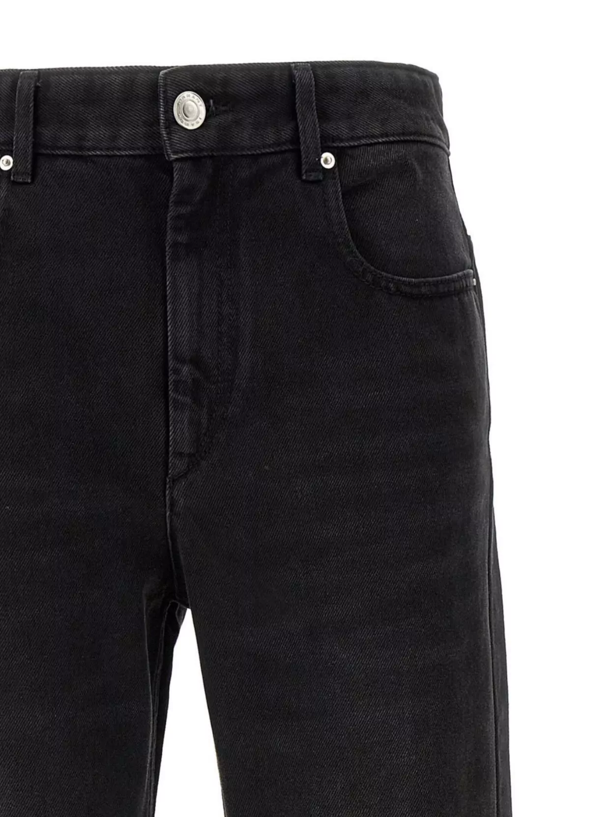 Shop Isabel Marant 'looped' Denim With Belt Loops