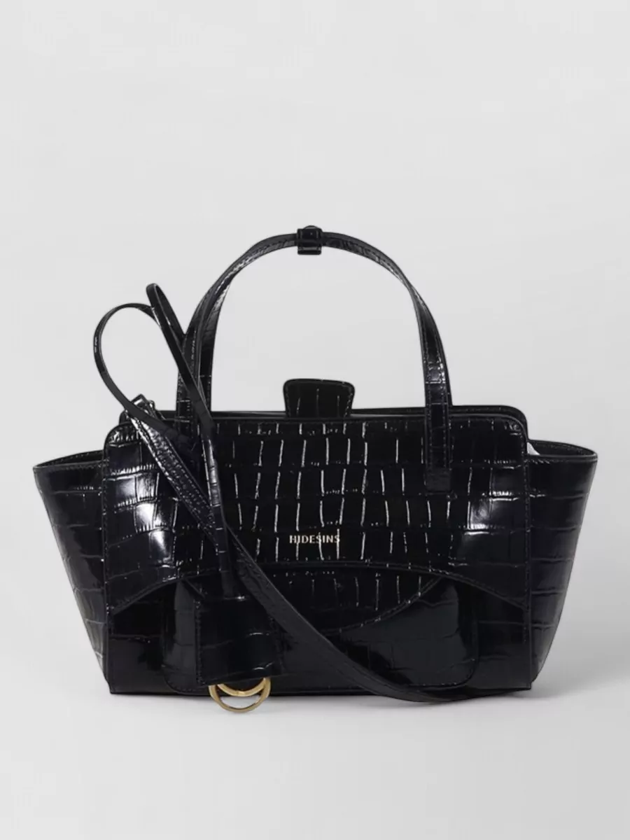 Hidesins calf leather flap shoulder bag