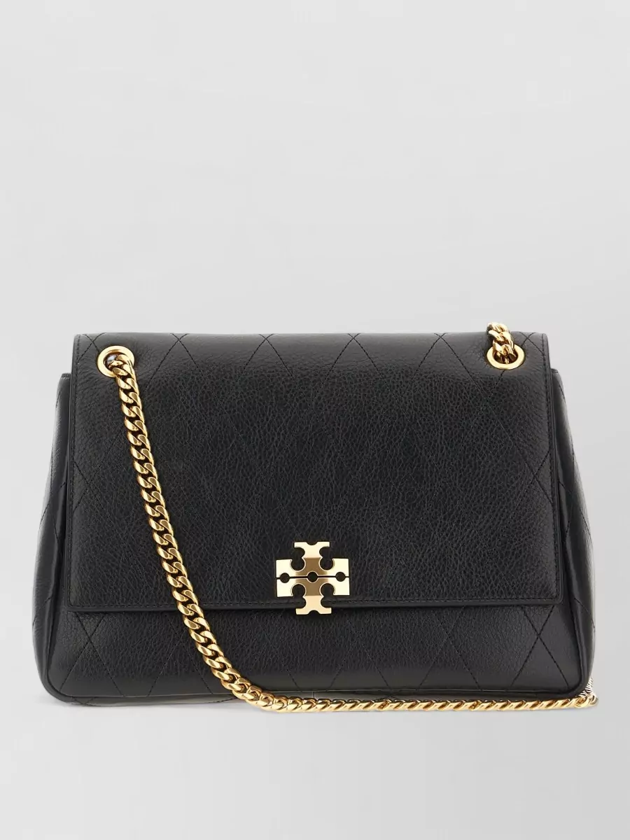Tory Burch Mini Smooth Leather Quilted Shoulder Bag
