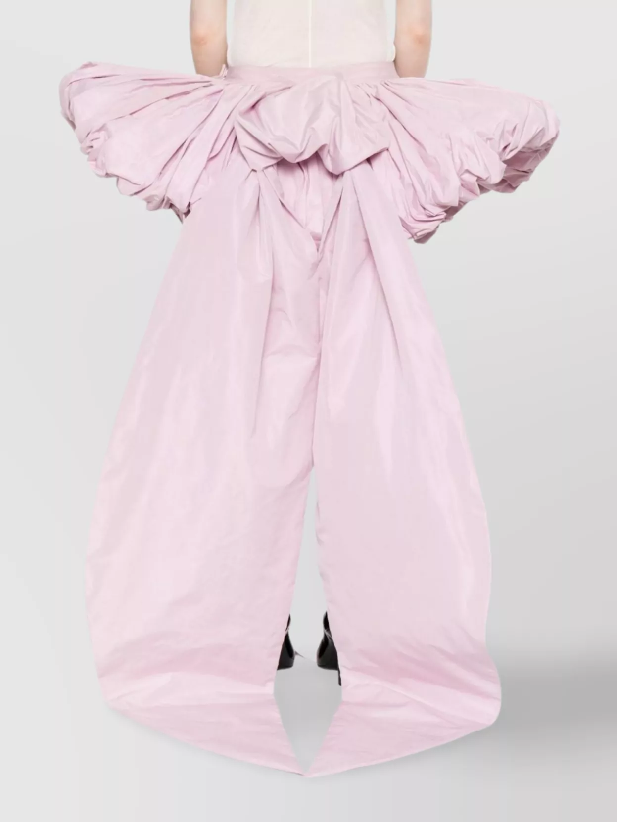 Dsquared2 High-low Layered Skirt Bow Detail In Pink