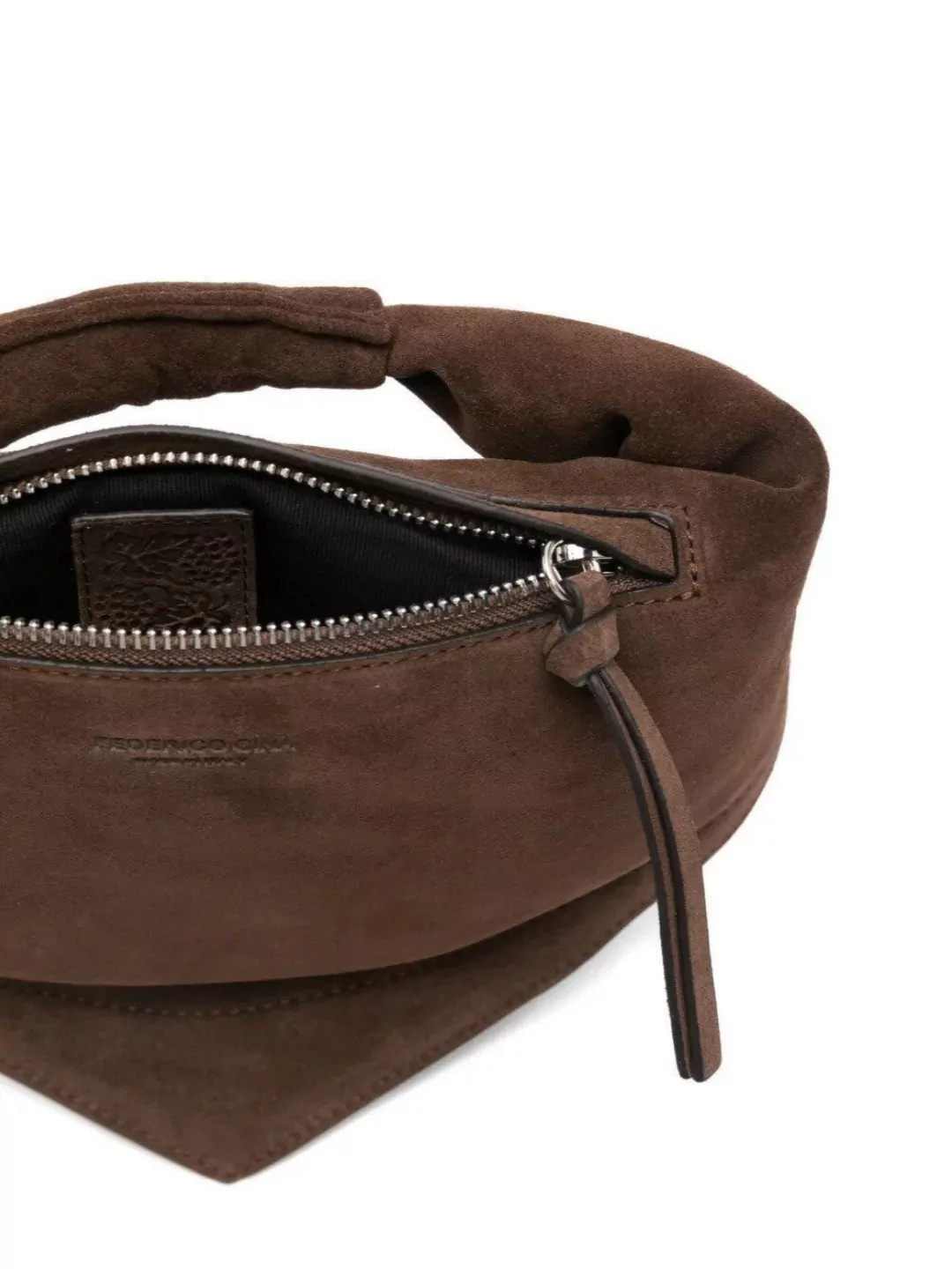 Federico Cina Suede Mini Bag Shoulder Strap