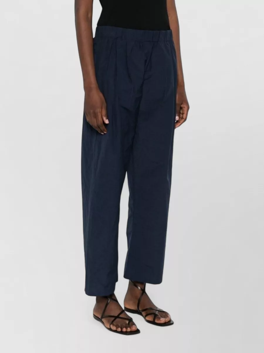 Apuntob Crinkled Wide-Leg Trousers