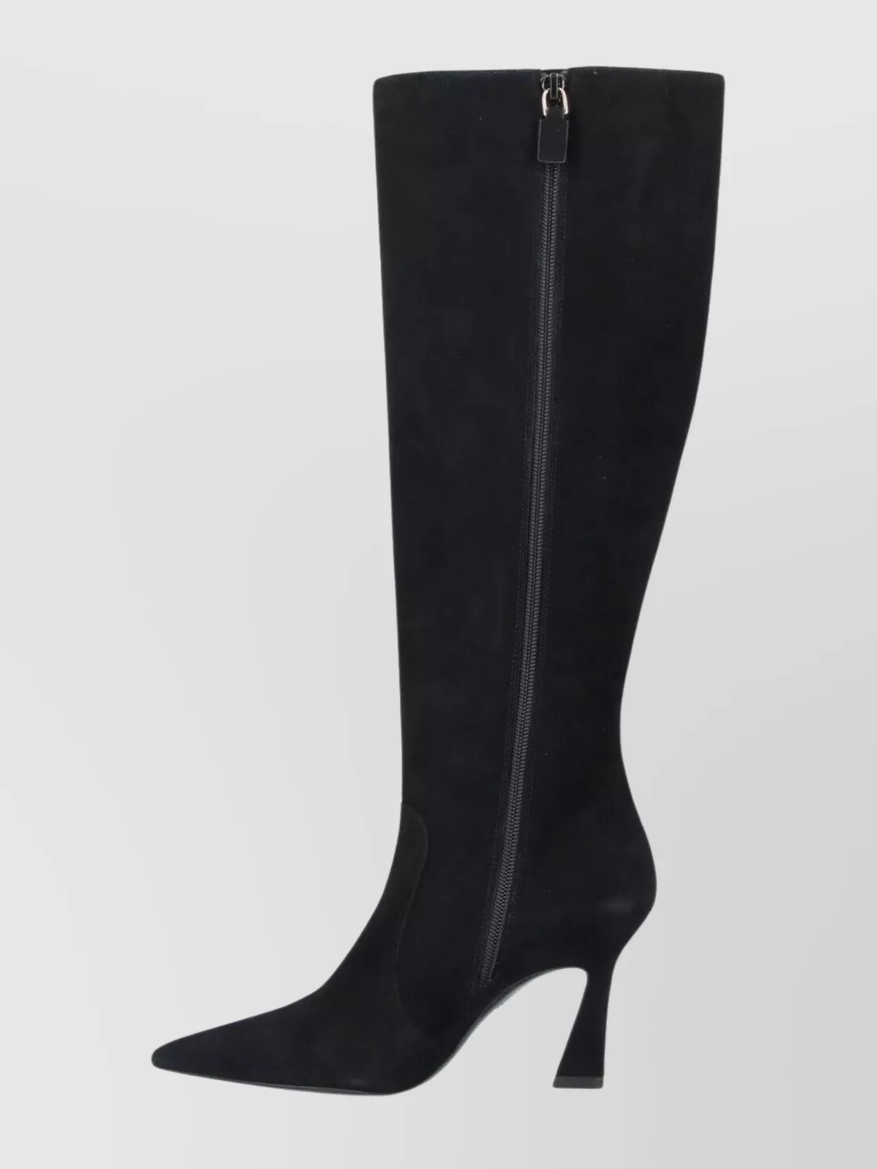 Stuart Weitzman Suede Pointed Toe Knee Length Boots