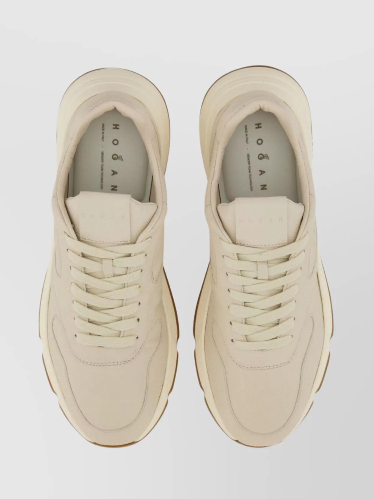 Hogan Sneakers With Round Toe And Rubber Sole