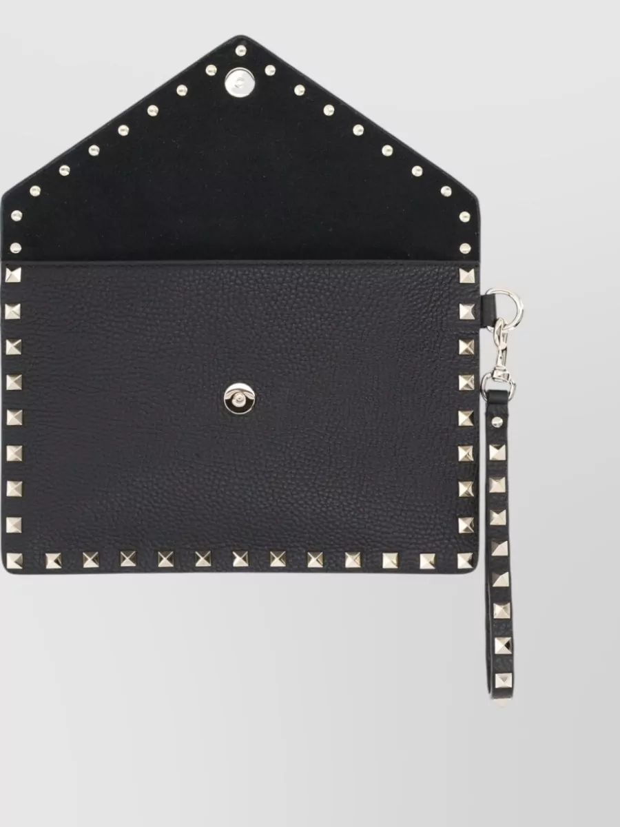 Valentino Garavani Medium Calf Leather Clutch Bag