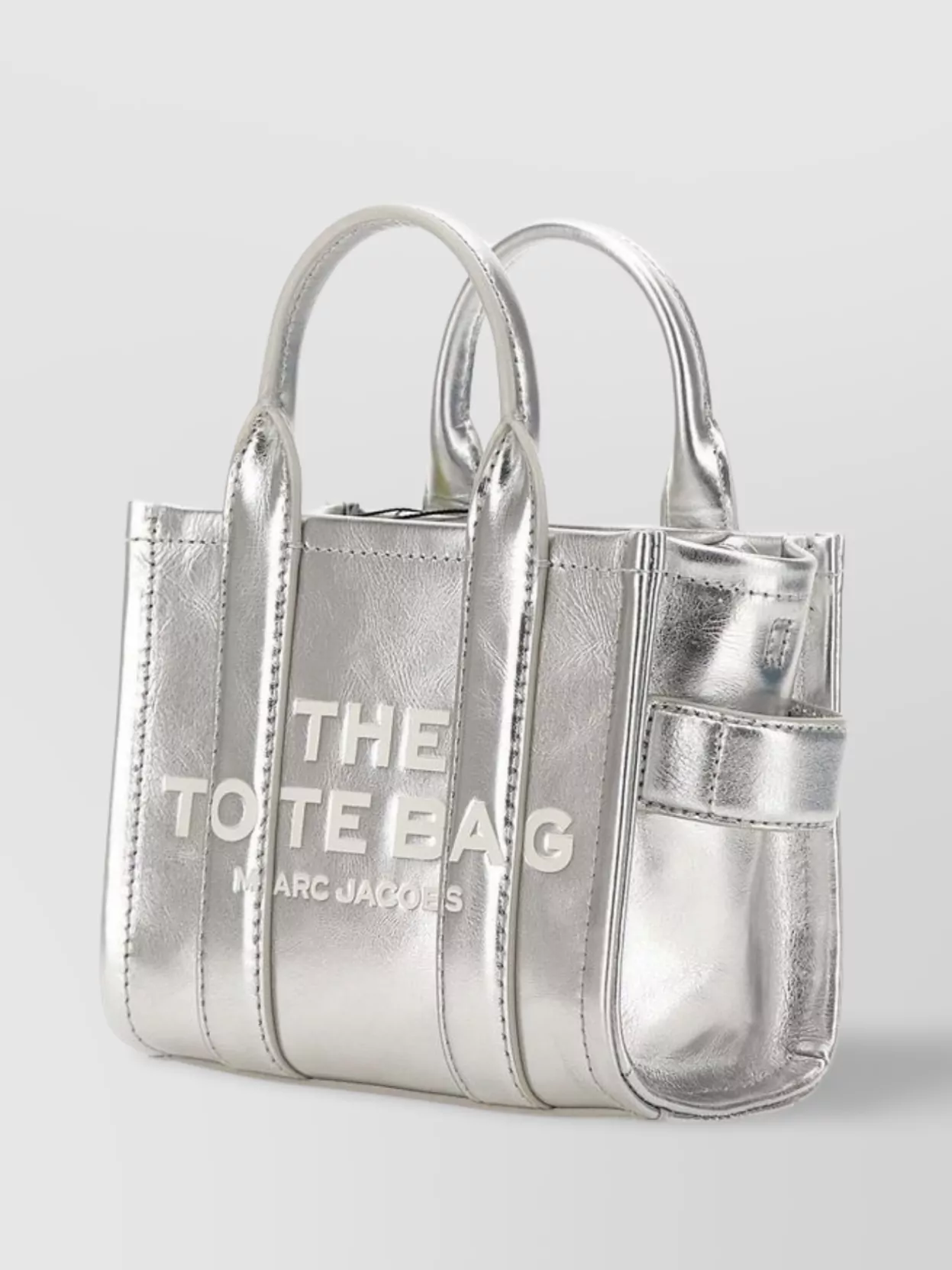 Marc Jacobs Shiny Leather Crossbody Tote Bag