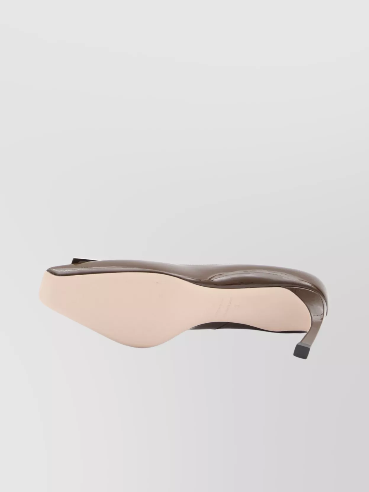 Roger Vivier Trompette Buckle Detail Square Toe Pumps
