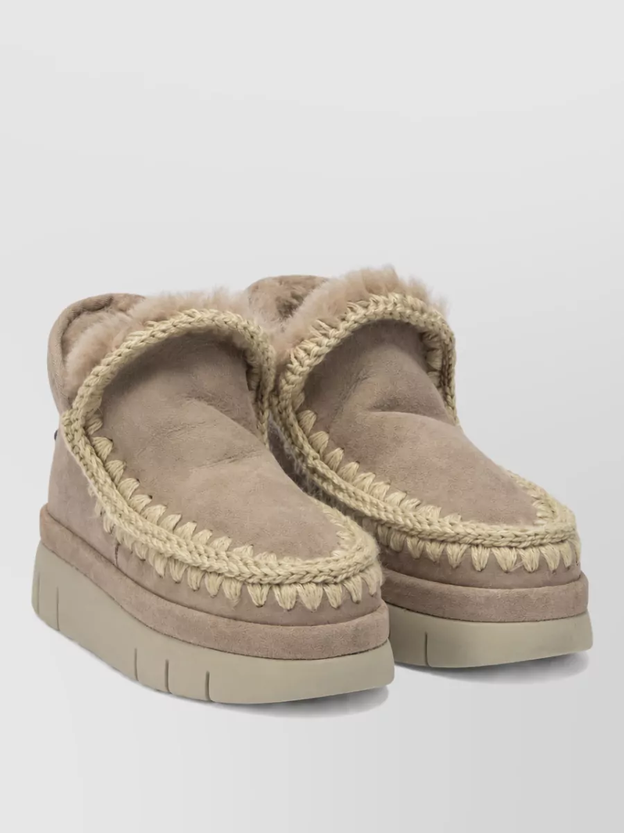 Mou shearling slippers
