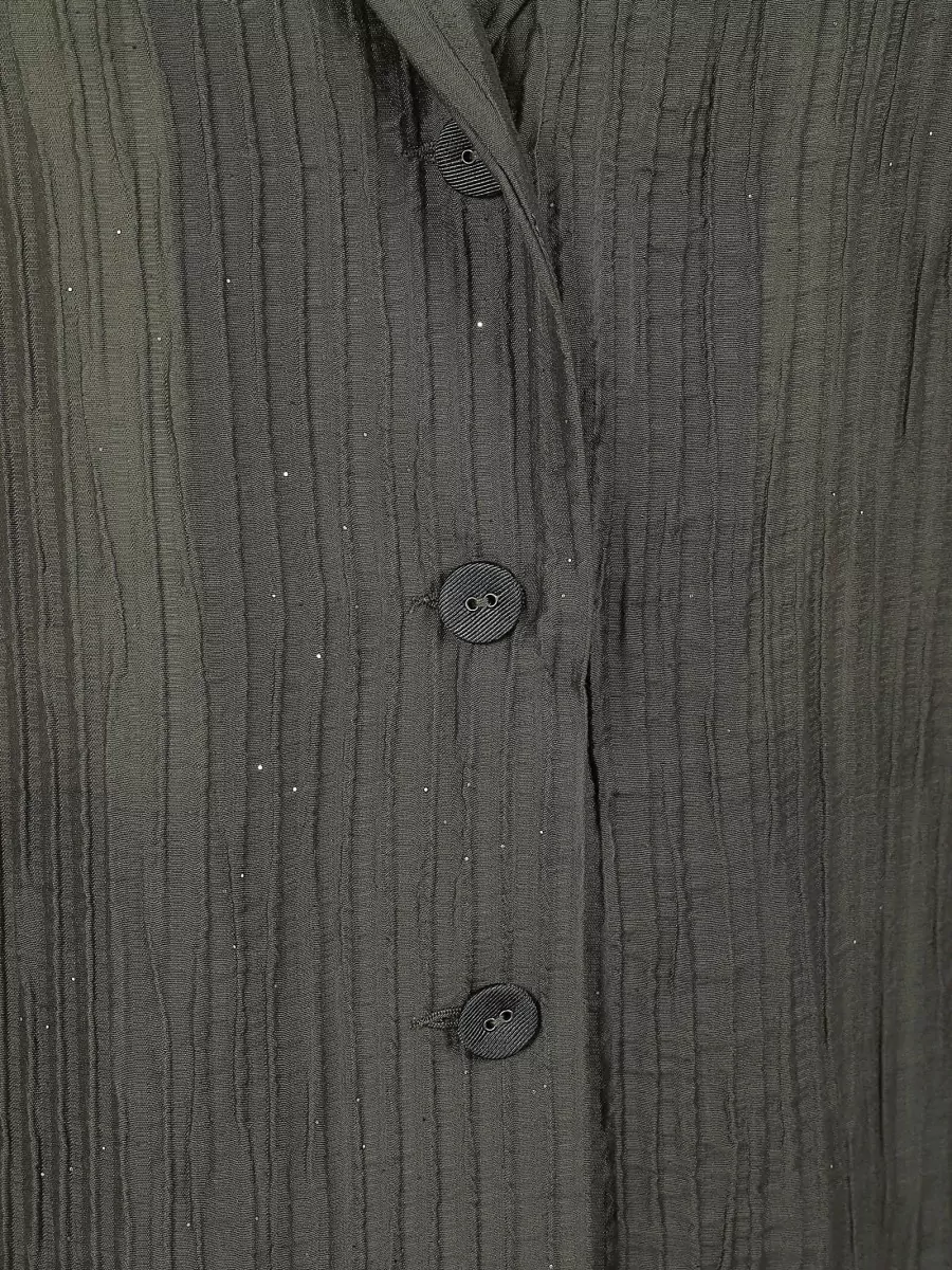 Emporio Armani Sparkling Pleated Single-Breasted Blazer