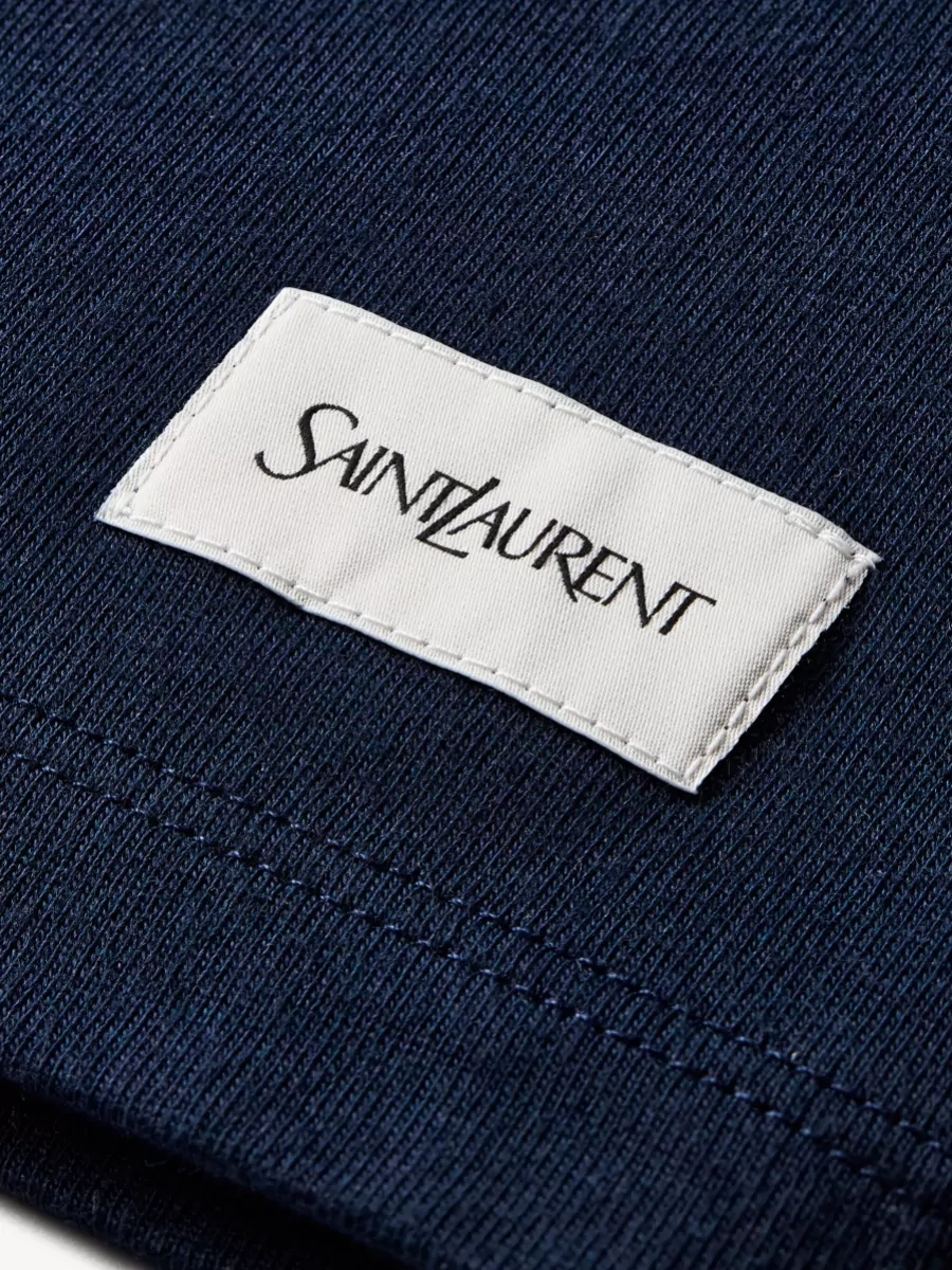 Saint Laurent Loose-Fit Crewneck T-Shirt