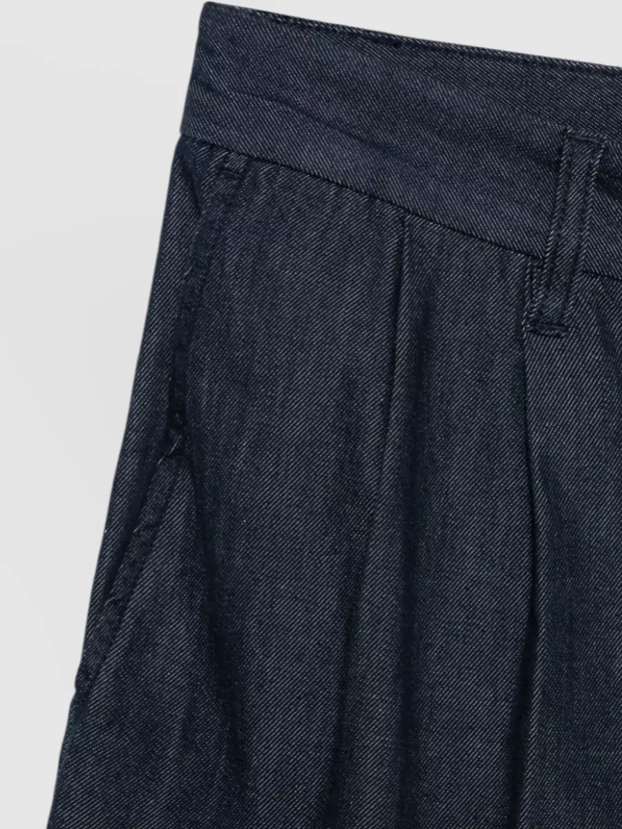 Emporio Armani Denim Straight-Leg Bermuda Shorts