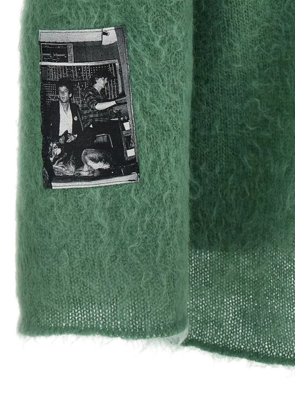 Undercover Textured Knit Sweater Graphic Patch