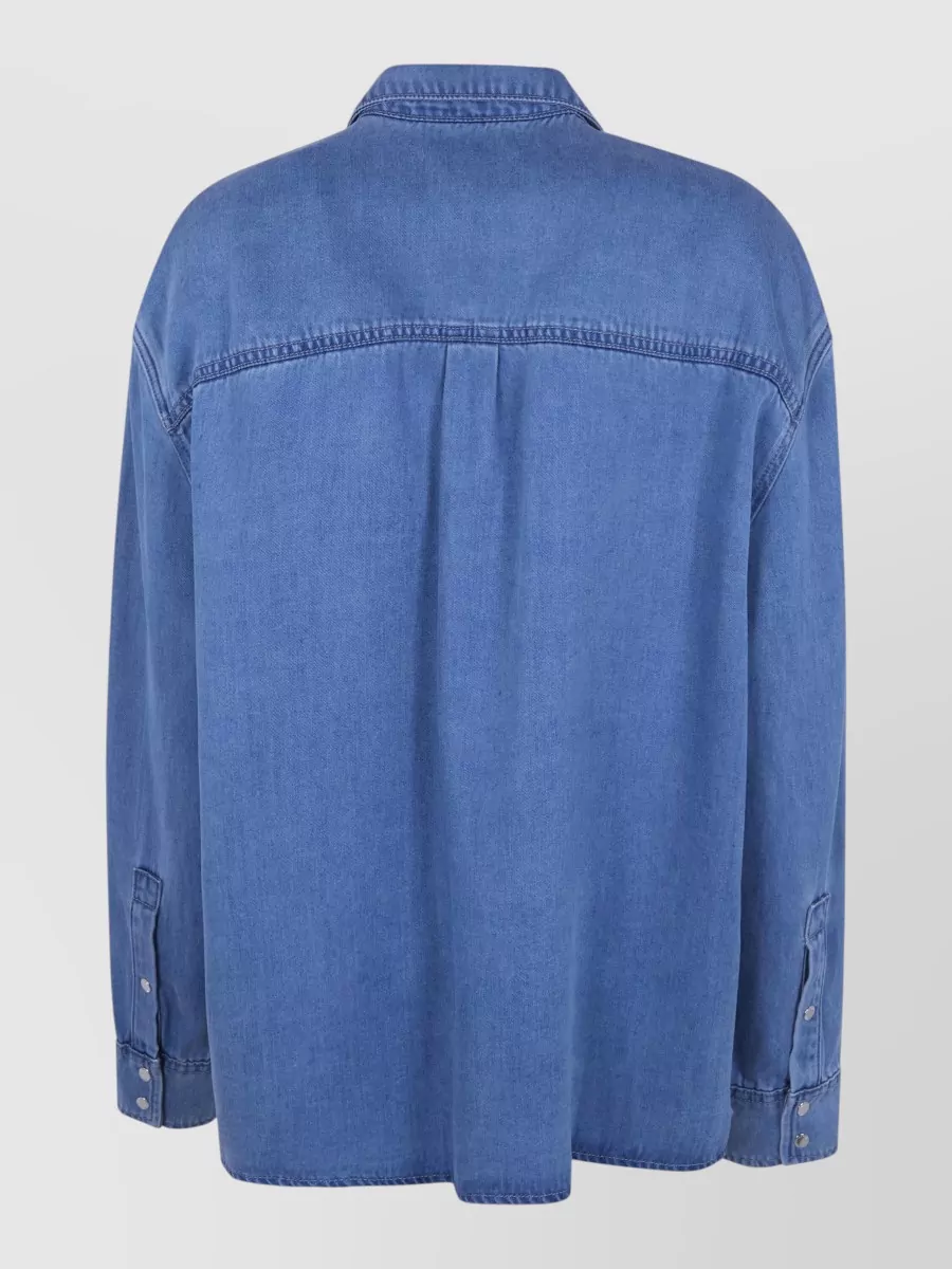 7 For All Mankind Oversized Lyocell Shirt