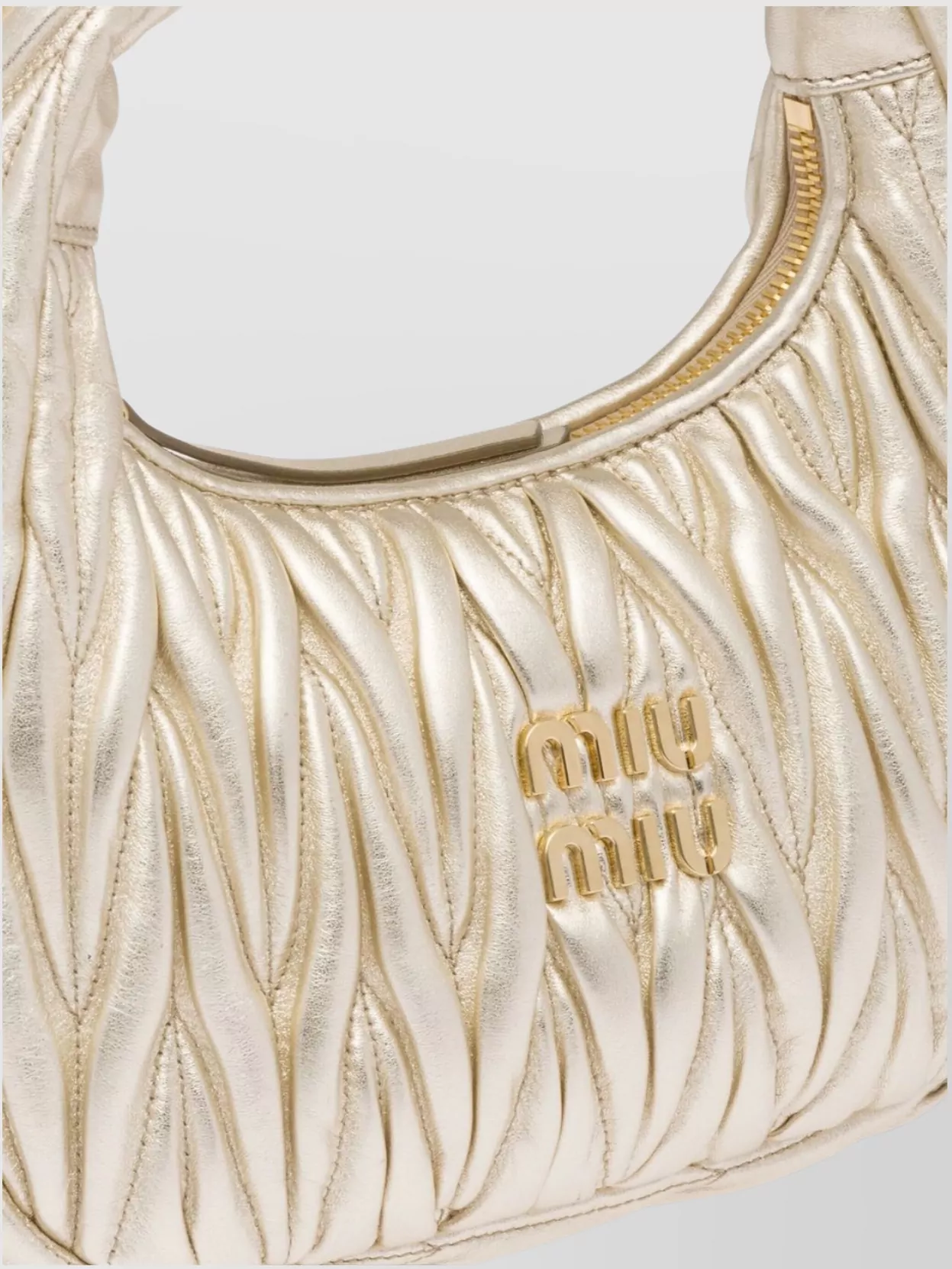 Miu Miu Quilted Clutch Bag Top Handle
