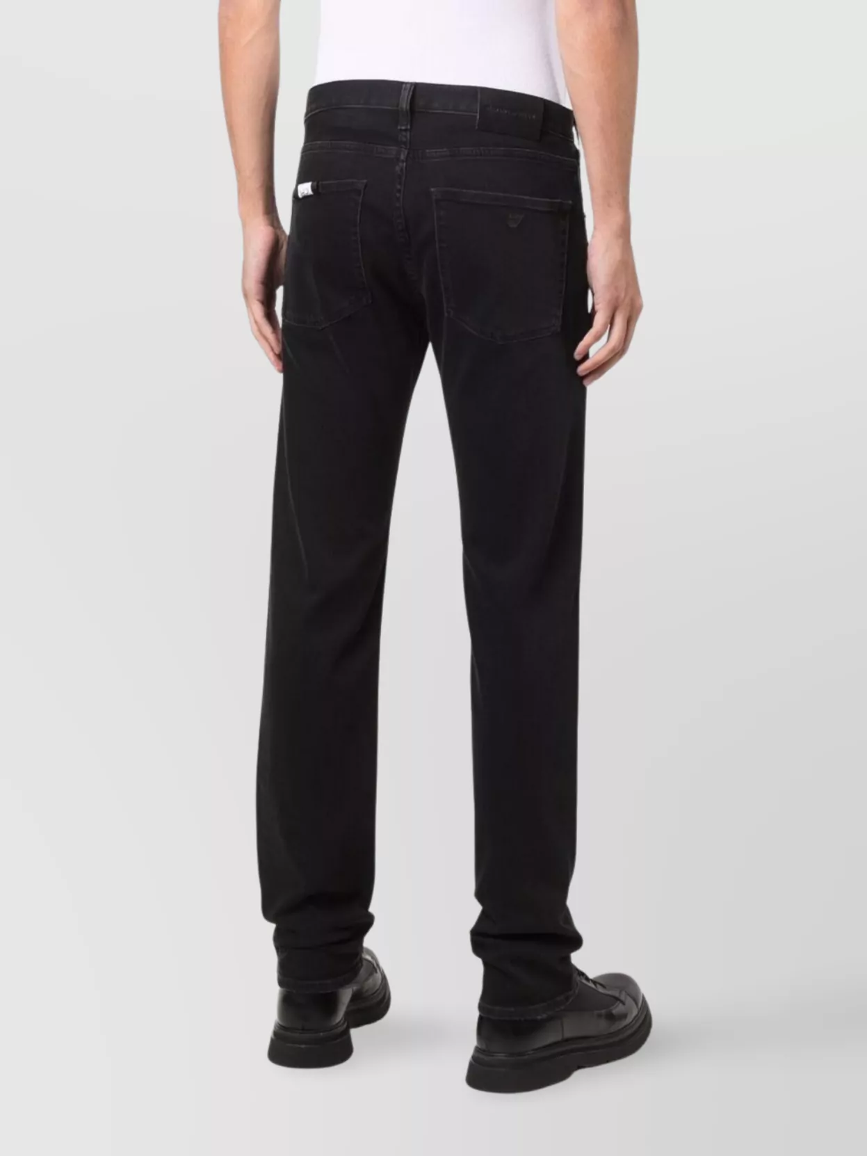 Emporio Armani Denim Low-Rise Straight-Leg Jeans