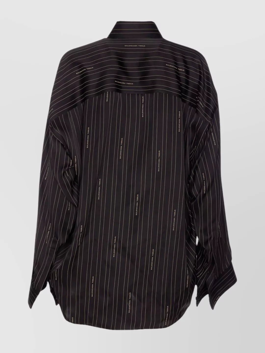 Balenciaga Striped Collared Neck Long Sleeves Shirt