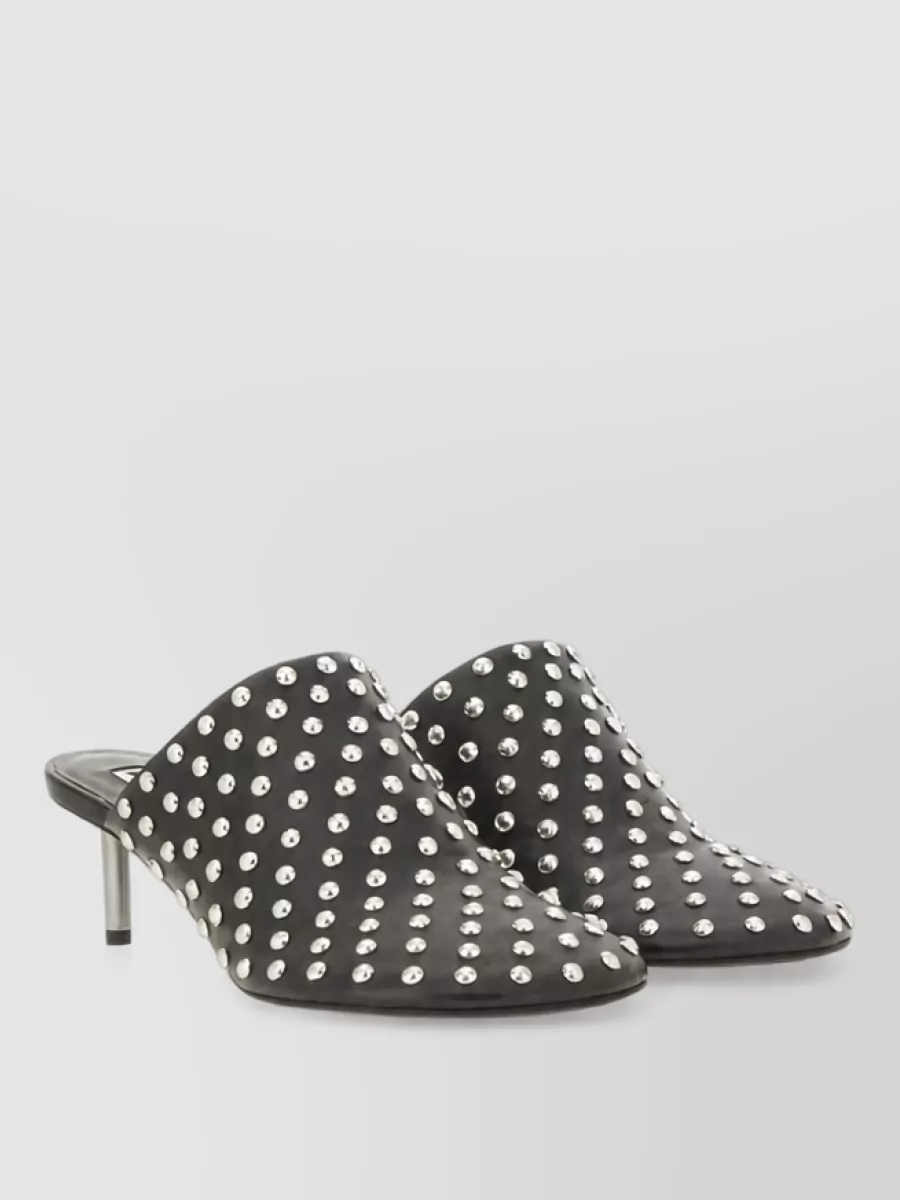Jil Sander Leather Studded Mules