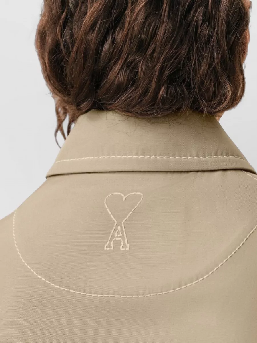 Ami Paris Tailored Jacket Pointed Collar Flap Pockets