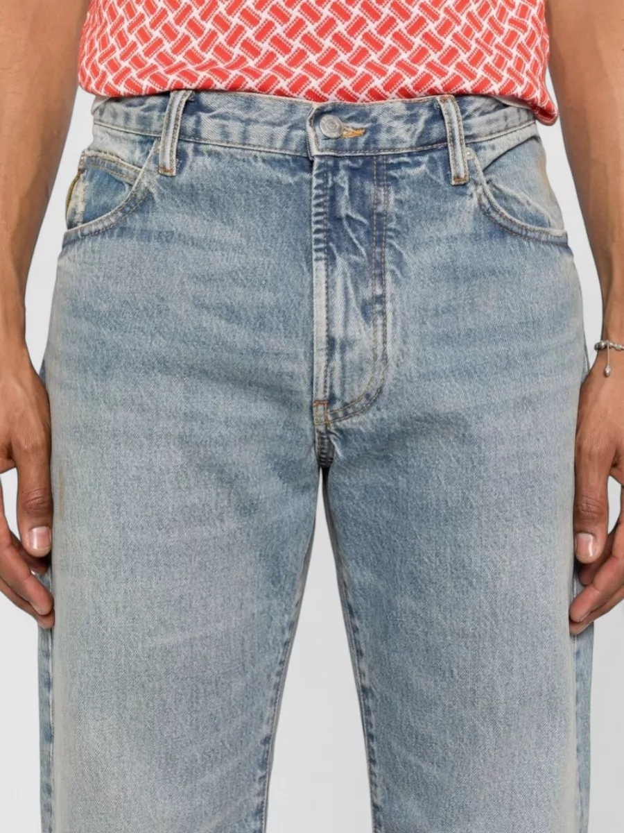 Emporio Armani Denim Low-Rise Tapered Jeans