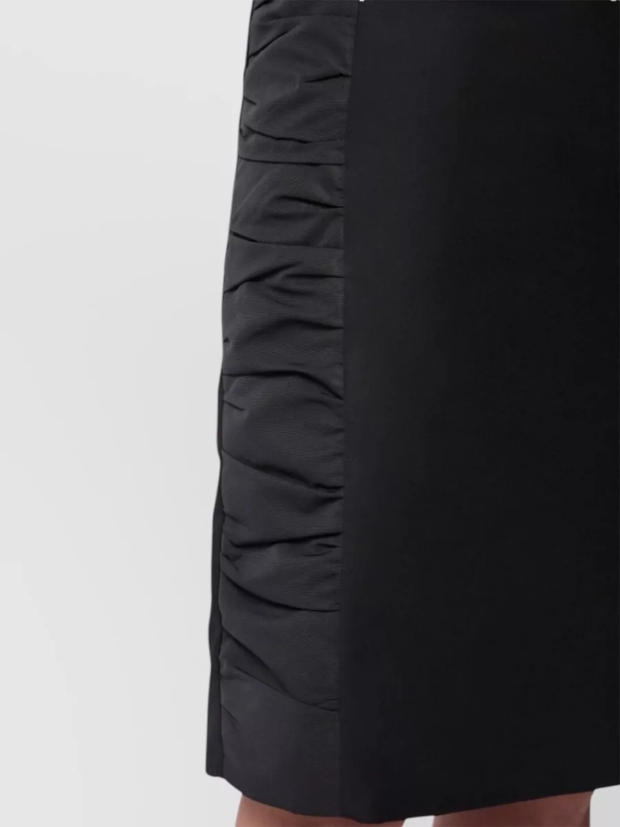 Nina Ricci High Waist Skirt Knee Length Slit
