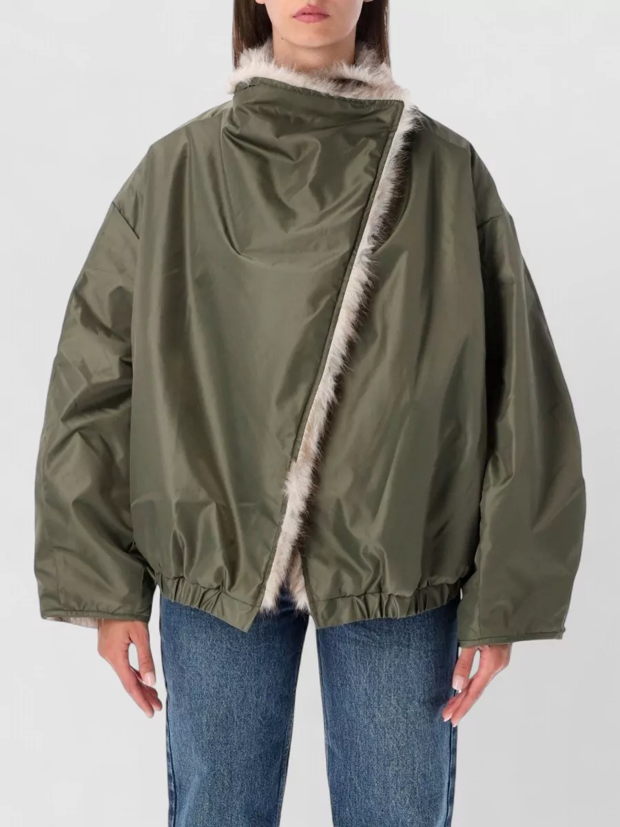The Frankie Shop Reversible faux fur bomber jacket