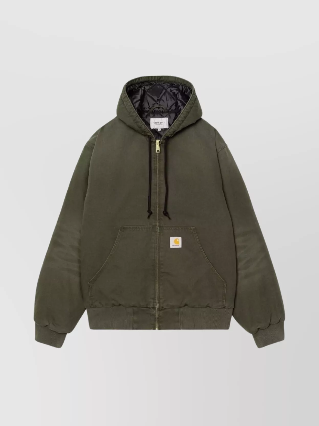 Carhartt Wip Hooded Blazer With Front Pockets And Ribbed Cuffs