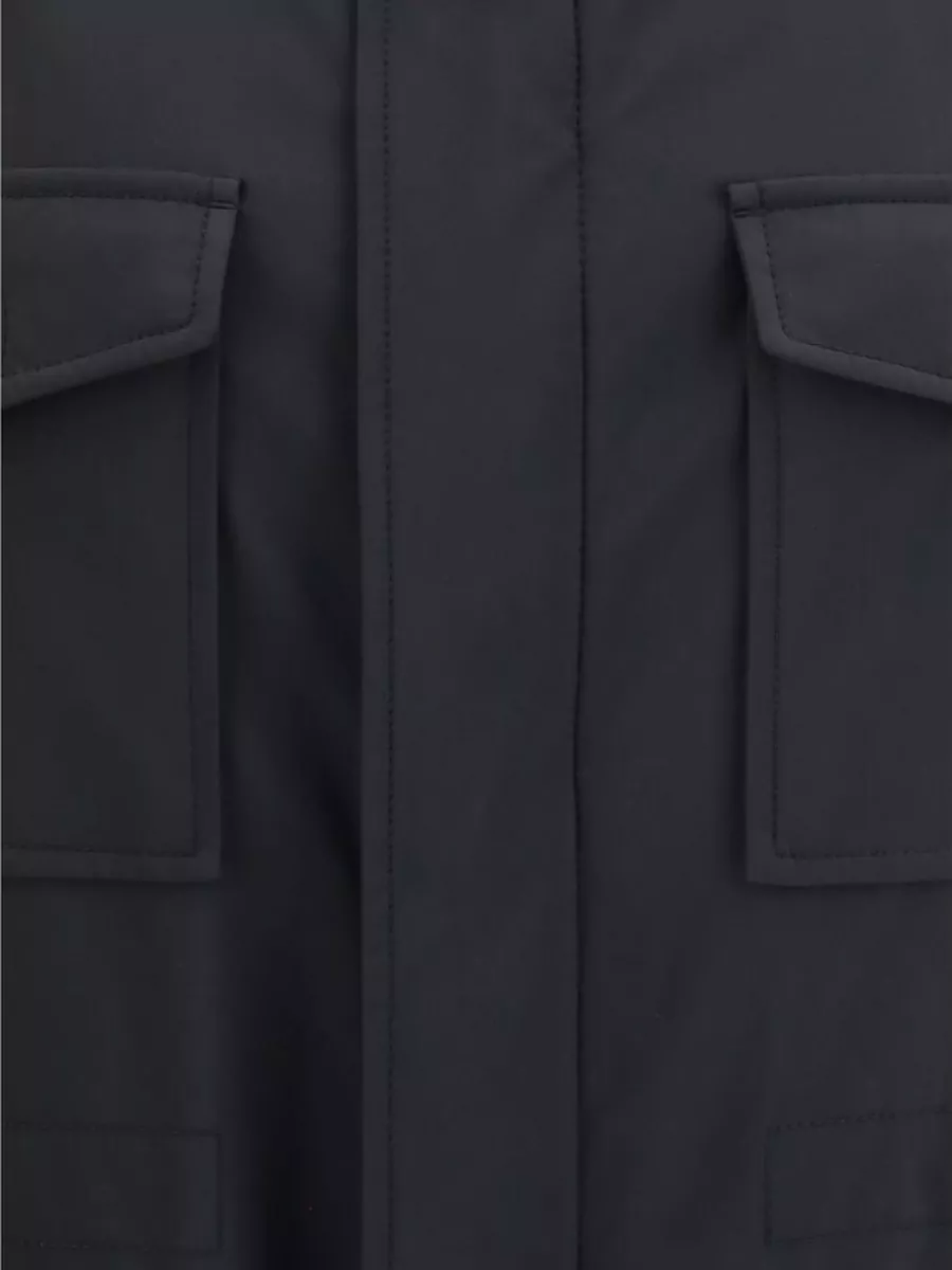 Brioni Wool padded coat