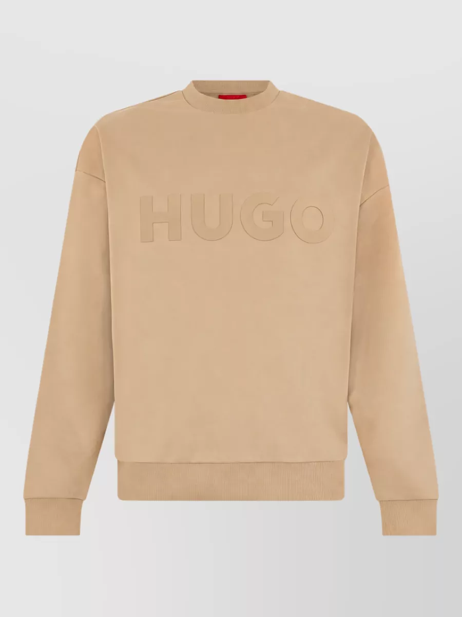 Boss cotton long-sleeve pullover