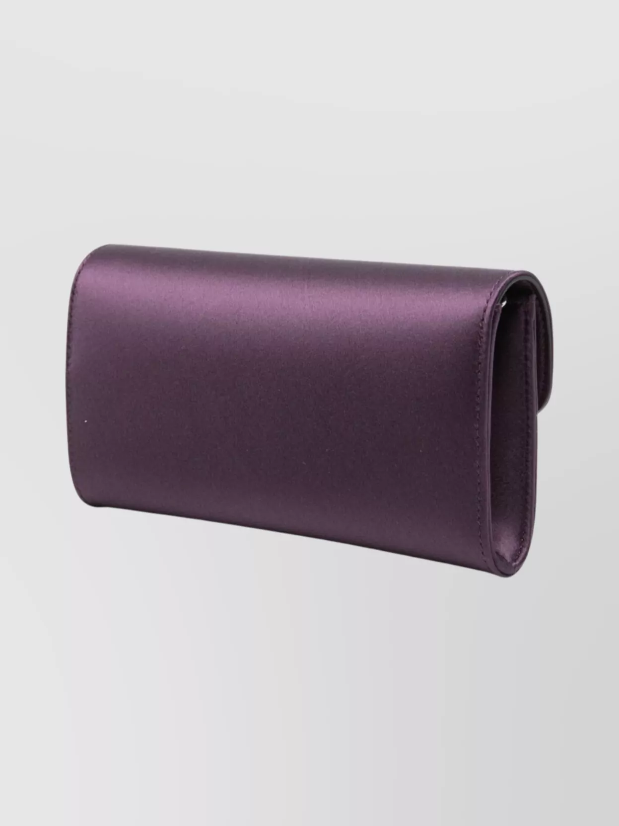 Jimmy Choo Satin Chain Wallet Embellished Front