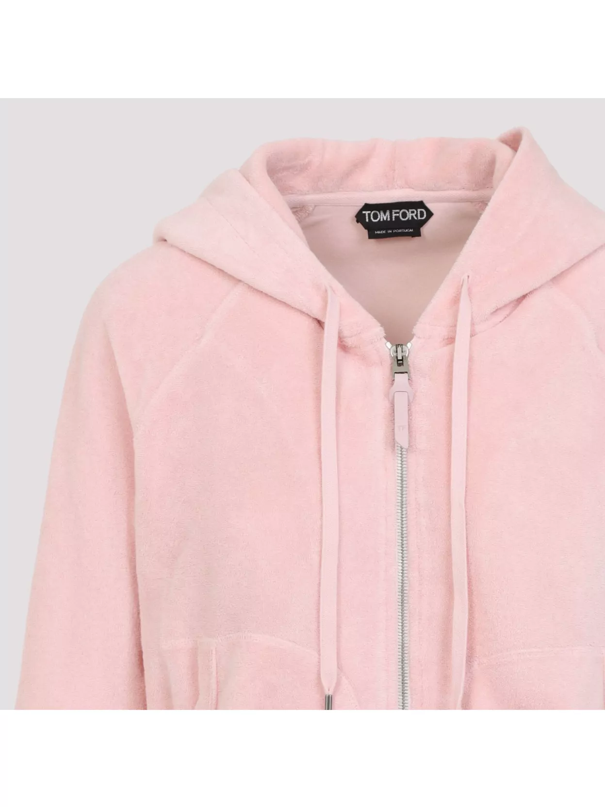 Tom Ford Towelling Hoodie With Hood And Pockets