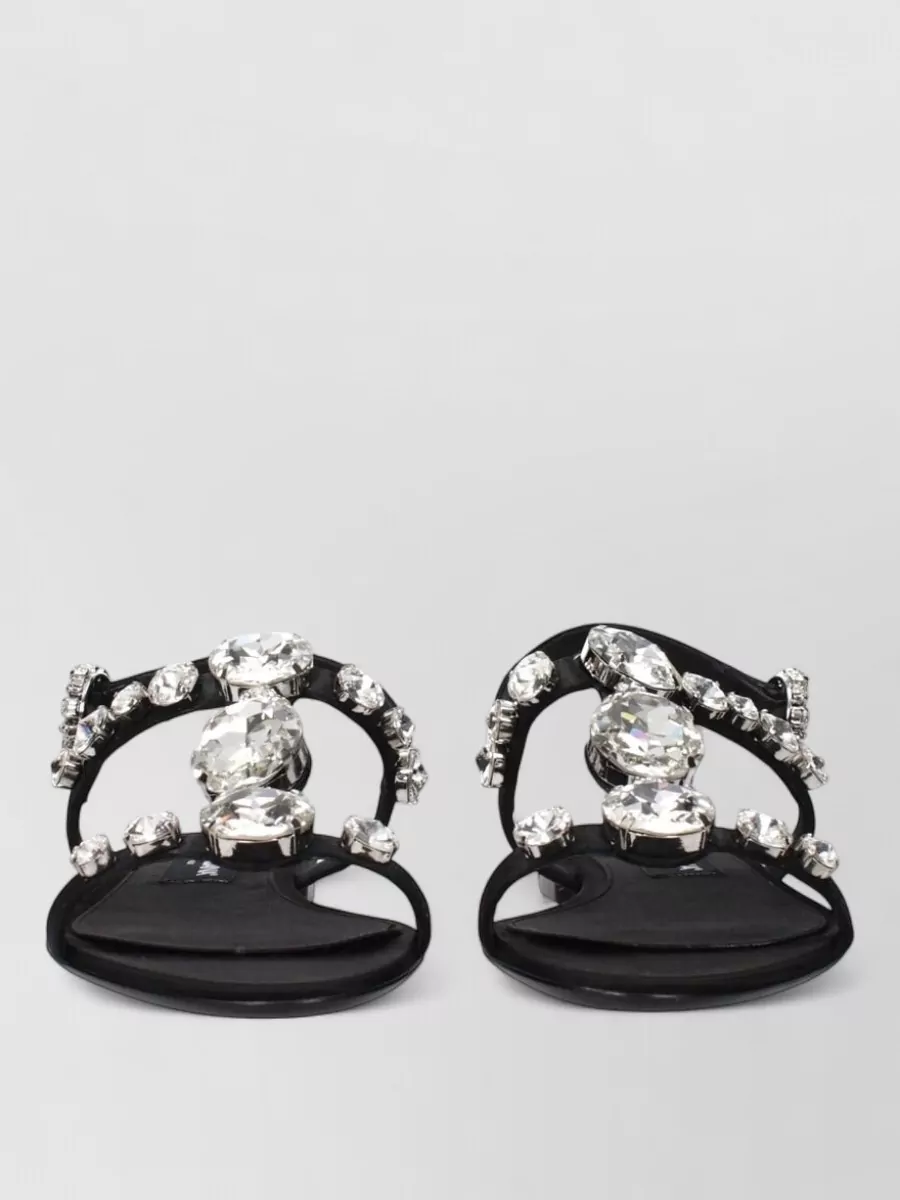 Dolce&Gabbana Satin flat sandals