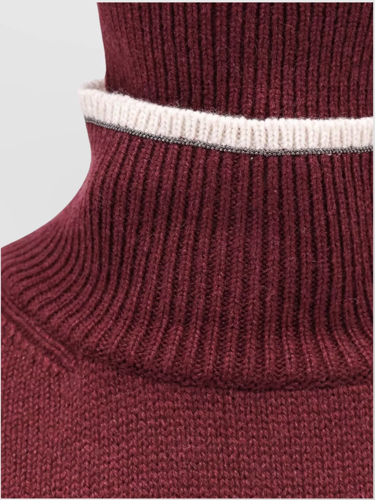Brunello Cucinelli Cashmere Turtleneck Monili Detail