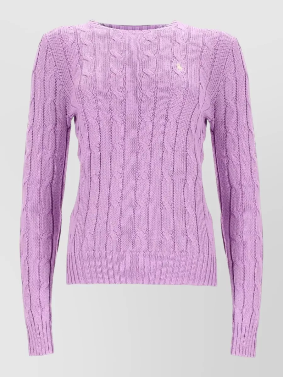 Polo Ralph Lauren cable-knit cotton sweatshirt