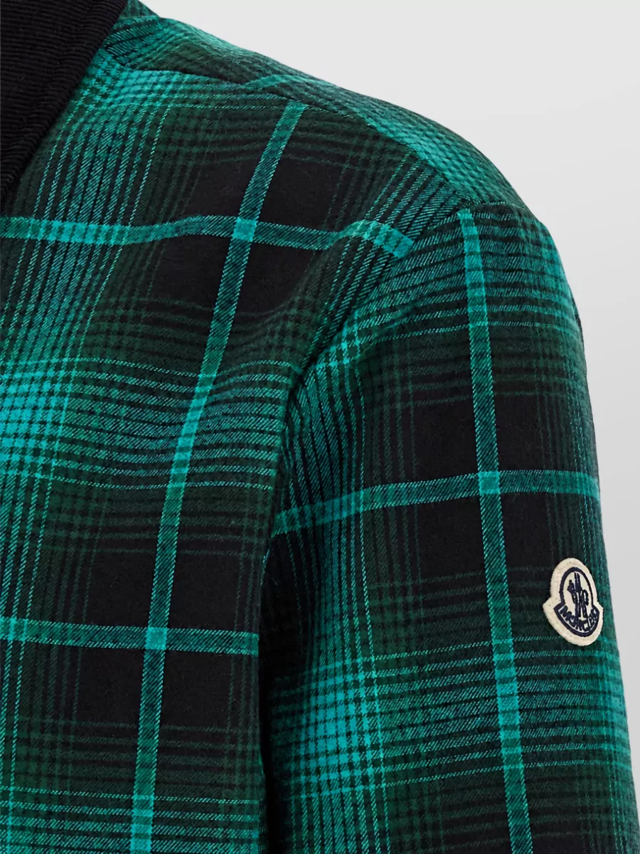 Moncler Genius Reversible Checked Single Breasted Coat