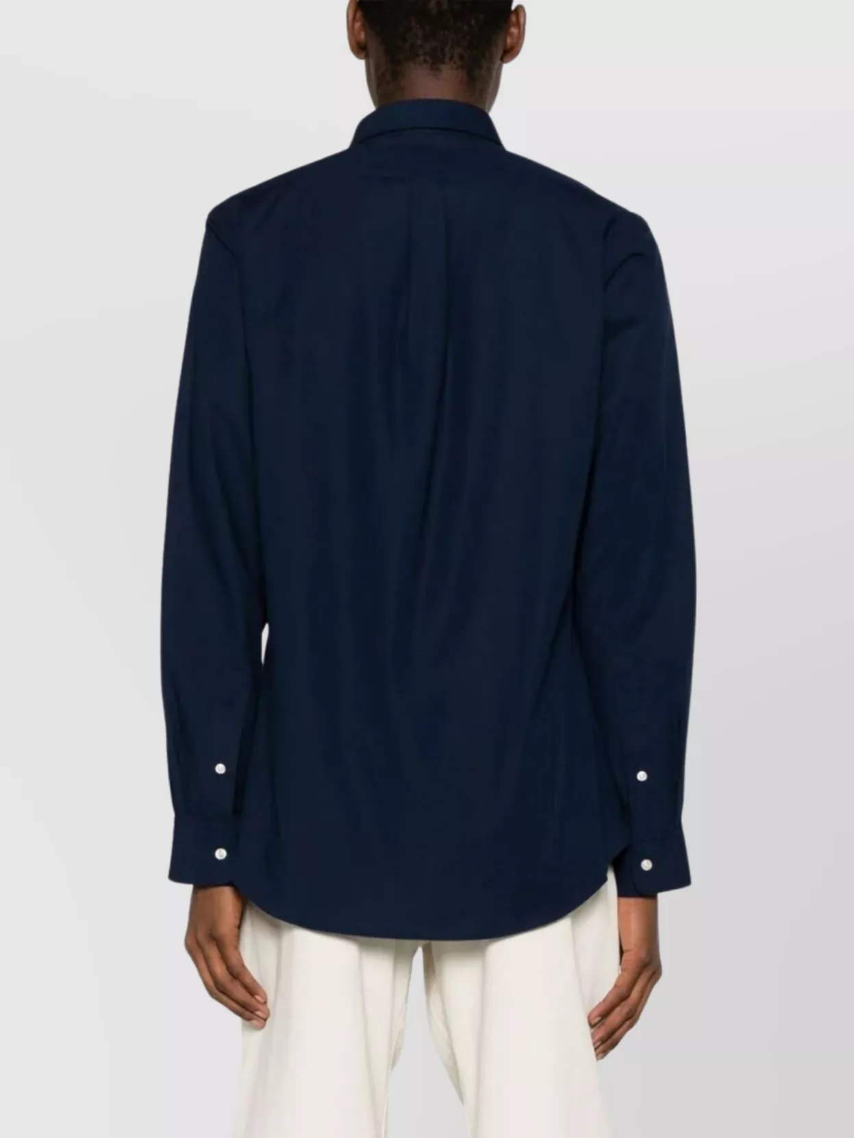 Ralph Lauren Long Sleeve Button-Down Collar Shirt With Cuffs